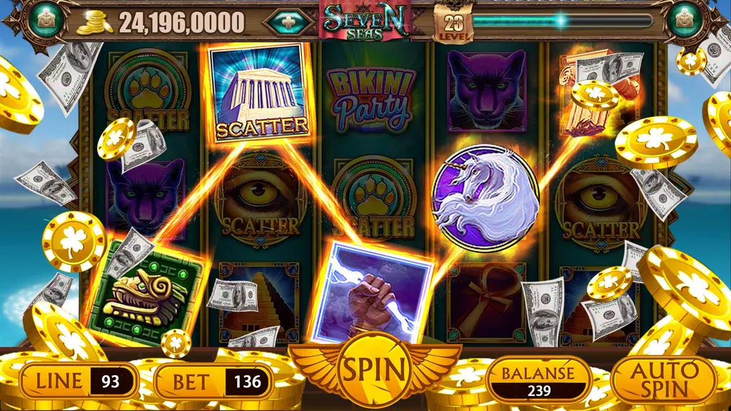 Lucky Slots Machine-Real free monopoly casino game  Screenshot 1