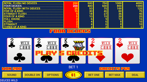 Deuces Wild - Video Poker  Screenshot 2