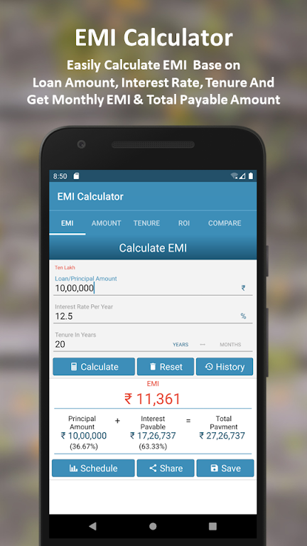 EMI Calculator  Screenshot 2