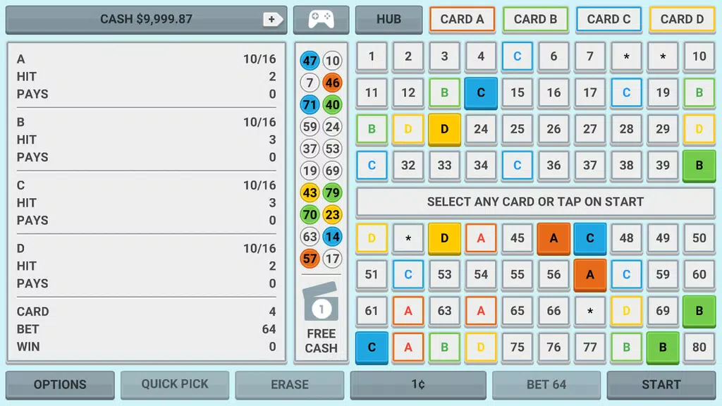 Colorful Keno: Casino Game  Screenshot 1