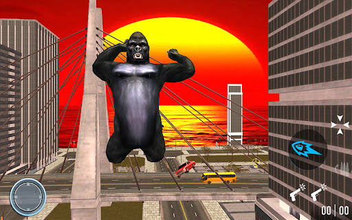 Kaiju Godzilla VS Kong Gorilla City Destruction 3D  Screenshot 1