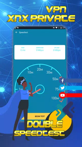 XNX Private VPN - Double Speedtest & Free VPN  Screenshot 3