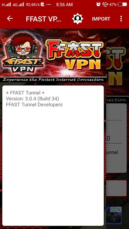 FFAST VPN Tunnel  Screenshot 2