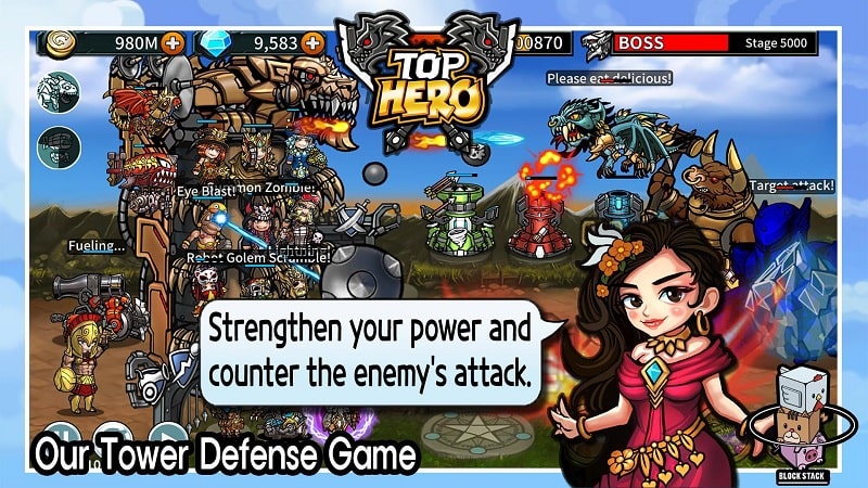 Top Hero – Tower Defense  Screenshot 1