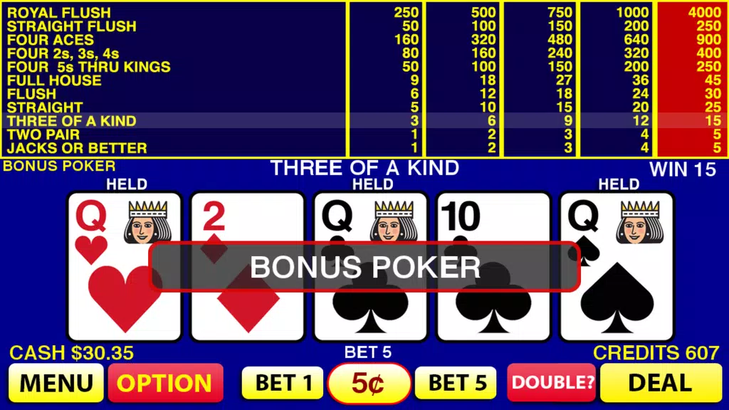 Bonus Poker  Screenshot 4