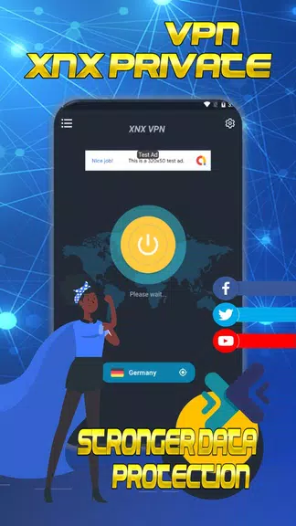 XNX Private VPN - Double Speedtest & Free VPN  Screenshot 1