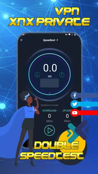 XNX Private VPN - Double Speedtest & Free VPN  Screenshot 2