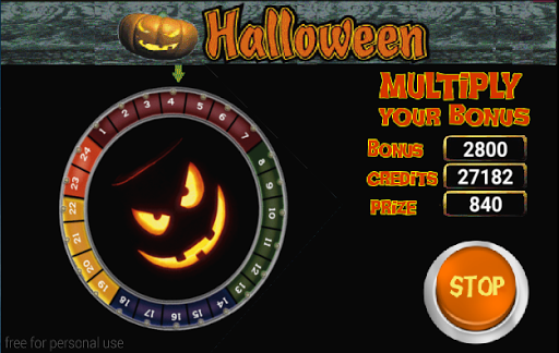 Slot Machine Halloween Lite  Screenshot 2