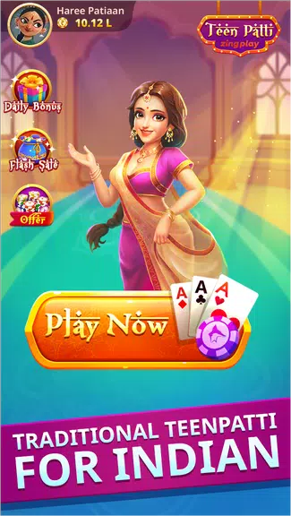 Teen Patti ZingPlay – Play with 1 hand  Screenshot 1