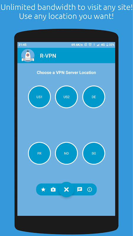 R-VPN – Free VPN For Android  Screenshot 3