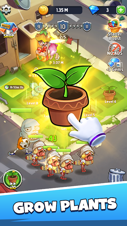 Merge Plants – Monster Defense  Screenshot 3