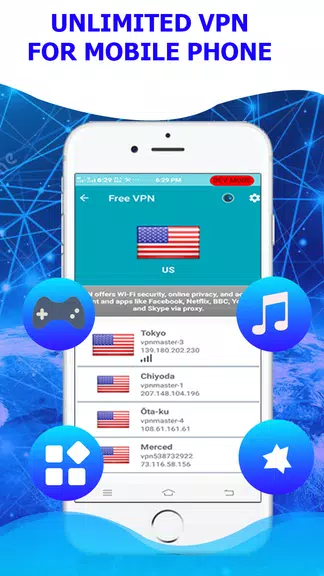 Hot VPN: Free VPN: VPN master free unblock proxy  Screenshot 3