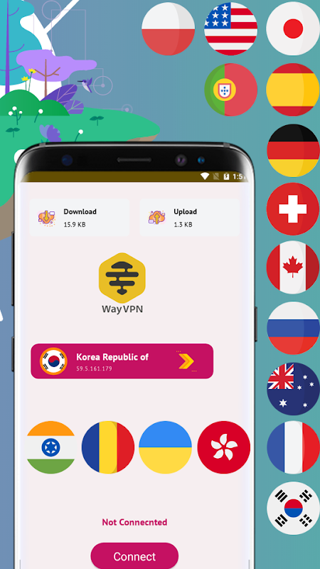 Way VPN - Unlimited Free Proxy & Security VPN 2020  Screenshot 2