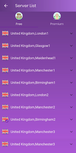 VPN UK - Secure VPN Proxy  Screenshot 2