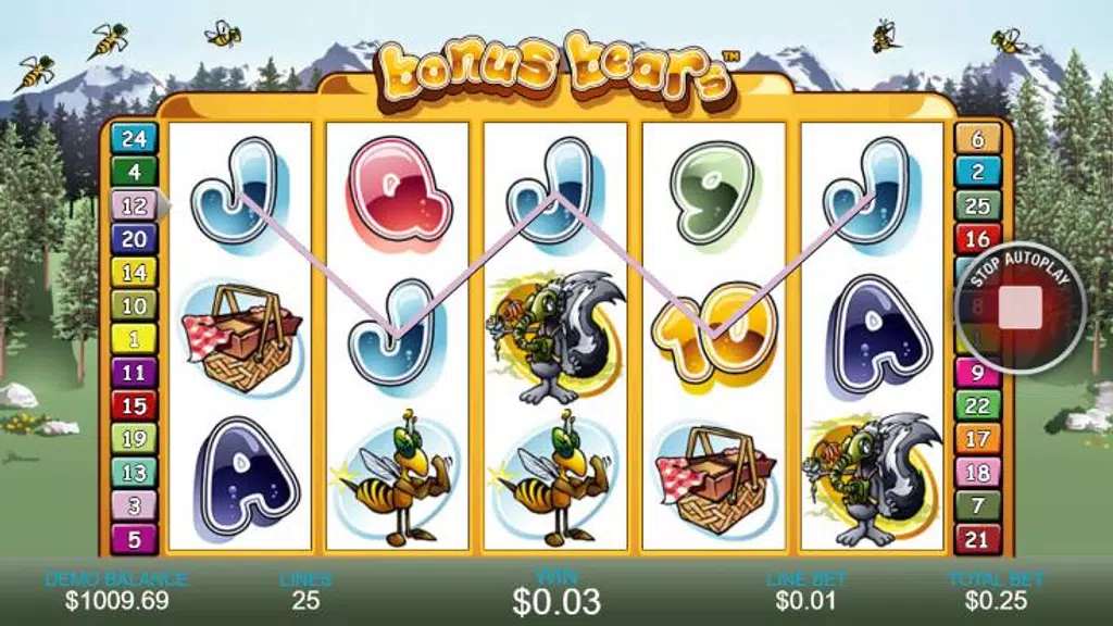 Casino Free Reel Game - BONUS BEAR  Screenshot 3