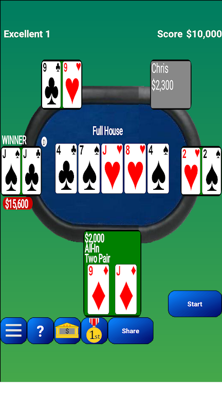 Texas Hold'em Poker  Screenshot 1