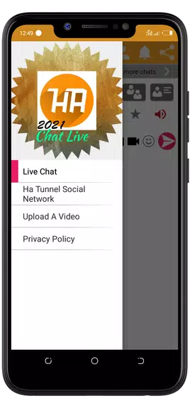 Ha Tunnel Plus Live Chat: VPN Settings and Help  Screenshot 1