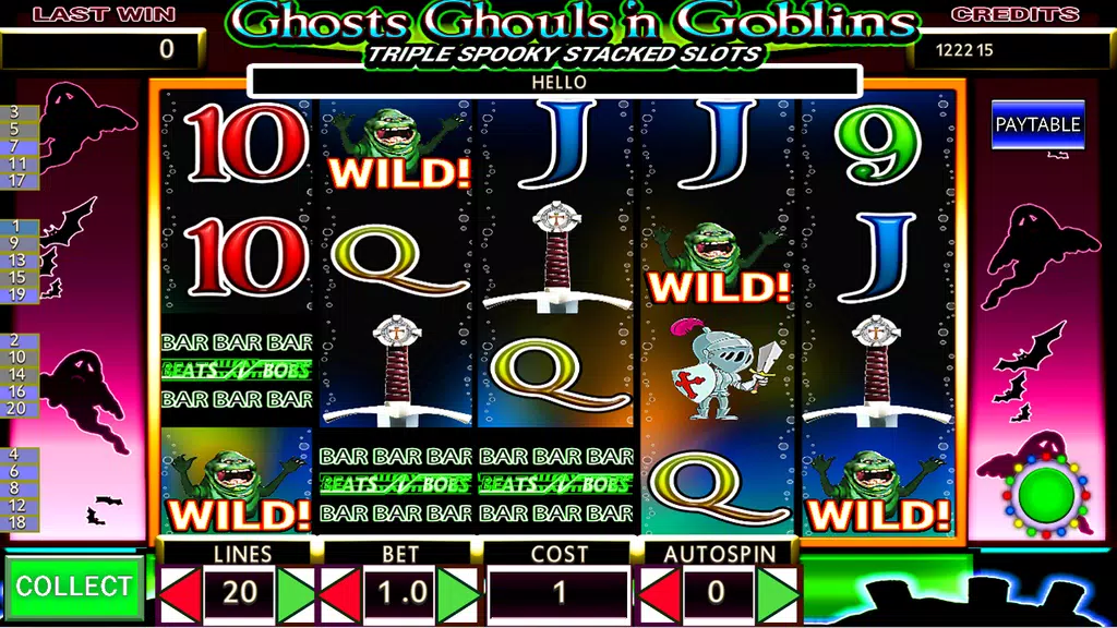 Video Slots: Goblins n' Ghosts  Screenshot 1