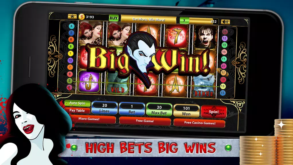 Vampire Blood Slots - FREE  Screenshot 3