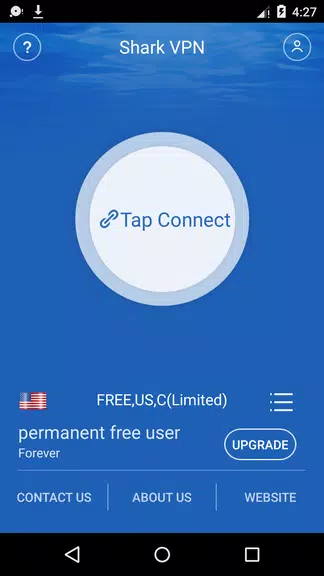 Shark VPN - Simple & Fast  Screenshot 1