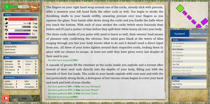 Dryad Quest RPG: A Tale of Lust and Glory  Screenshot 1