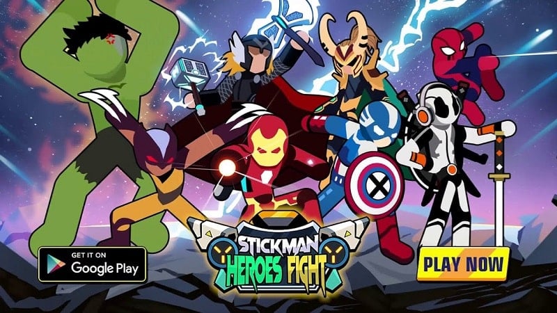 Stickman Heroes  Screenshot 1