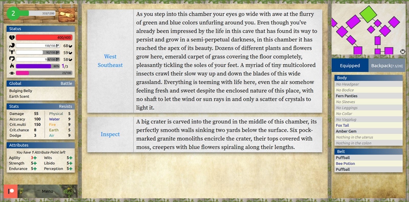 Dryad Quest RPG: A Tale of Lust and Glory  Screenshot 2