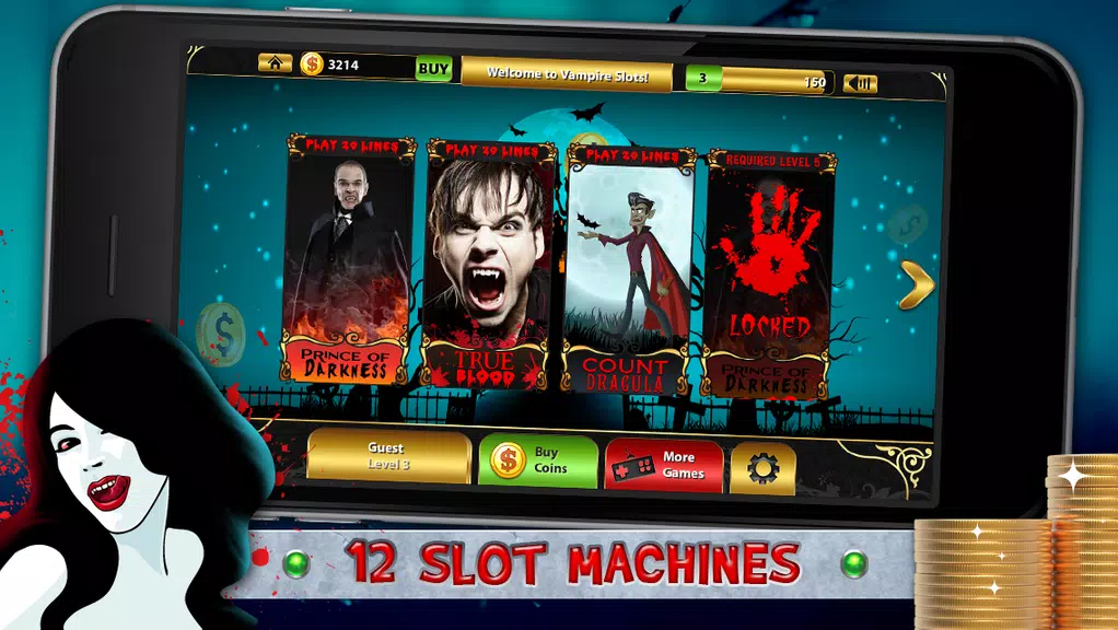 Vampire Blood Slots - FREE  Screenshot 1