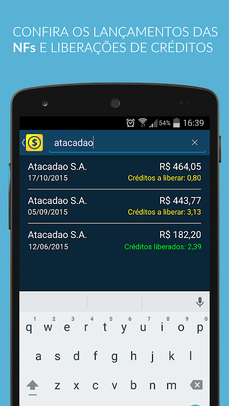 Créditos NFP - Nota Paulista  Screenshot 2