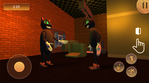 Scary Cartoon Cat Escape - Evil Dog Crime City  Screenshot 3