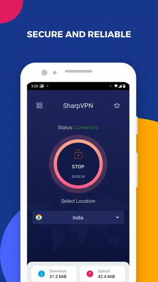 SharpVPN : High Speed & Secure  Screenshot 2