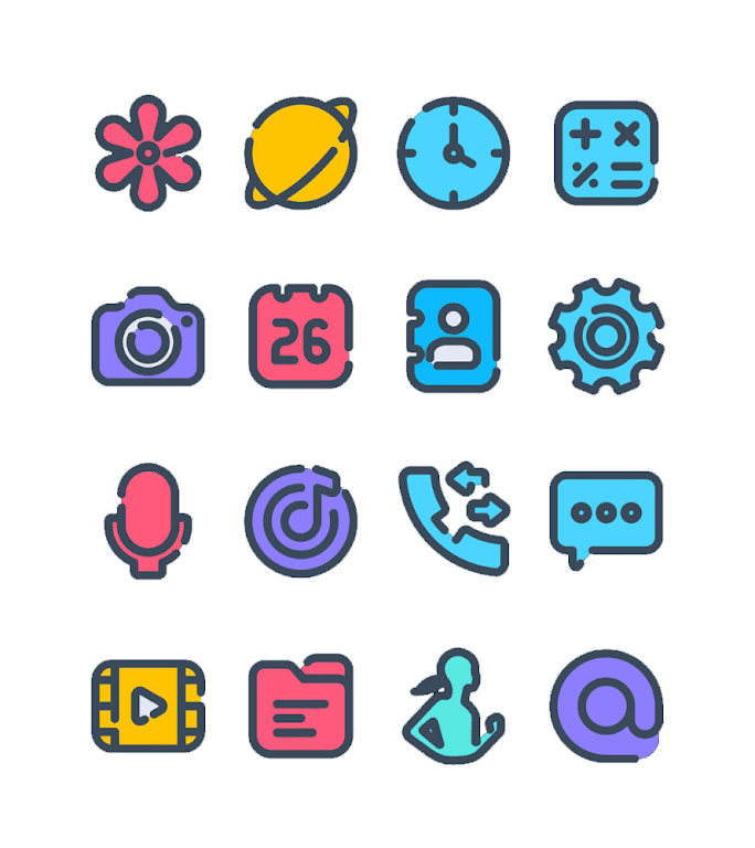 Cartoon Icon Pack Mod  Screenshot 1