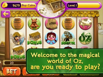 Slots Wizard of Oz  Screenshot 1