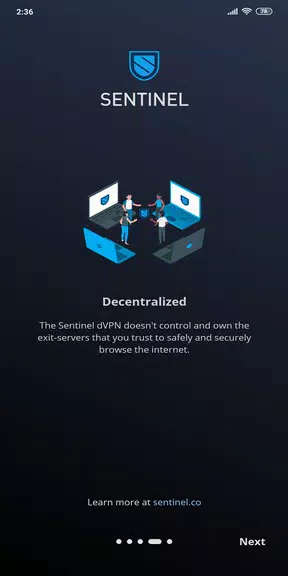 Sentinel Free Decentralized VPN (dVPN)  Screenshot 4