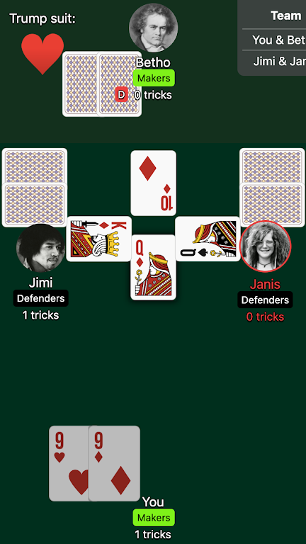 Euchre Card Game  Screenshot 1