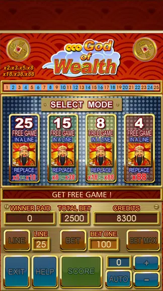 777 God-Of-Wealth Slot Machine  Screenshot 3