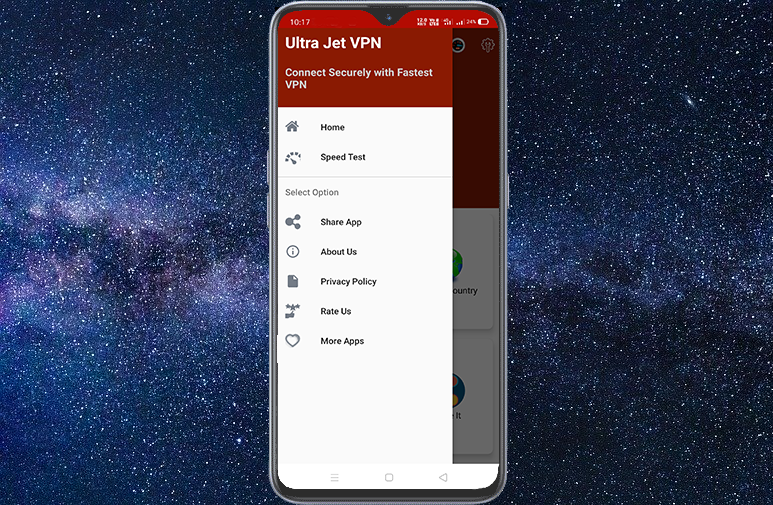 Ultra Jet VPN - Free VPN Proxy  Screenshot 1