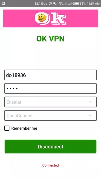 OK VPN - One Click Connect  Screenshot 2