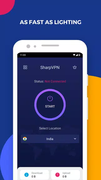 SharpVPN : High Speed & Secure  Screenshot 1