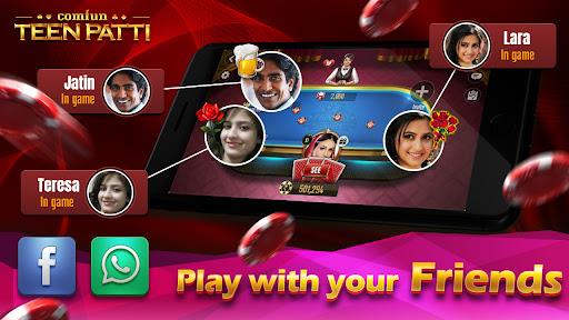 Teen Patti Comfun-Indian 3 Patti  Card Game Online  Screenshot 1