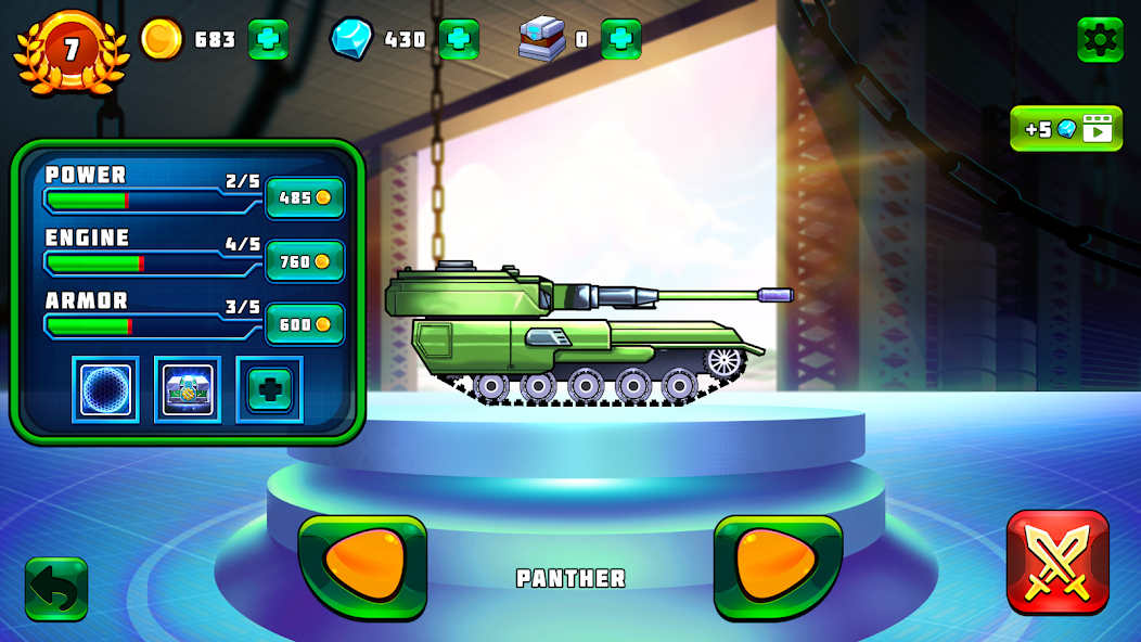 Tank Attack 4 | Tank battle Mod  Screenshot 1