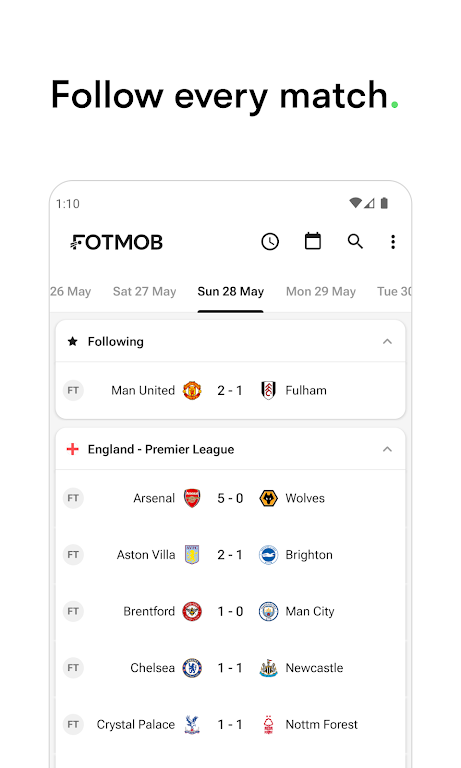 FotMob Pro – Soccer Scores Mod  Screenshot 1