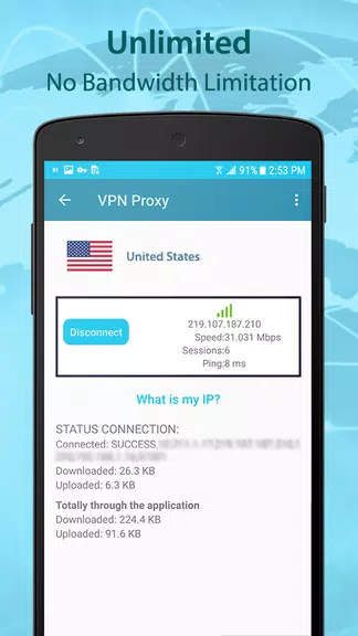 Unblock Sites unlimited free VPN clients  Screenshot 4