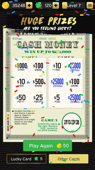 VIP Scratch Cards  Screenshot 2