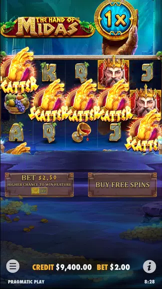 The Hand of Midas Slot Casino  Screenshot 3