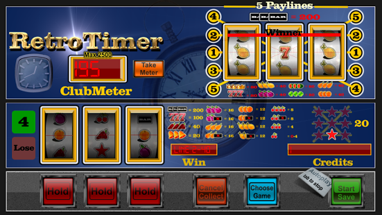 Retro Timer slot machine  Screenshot 1