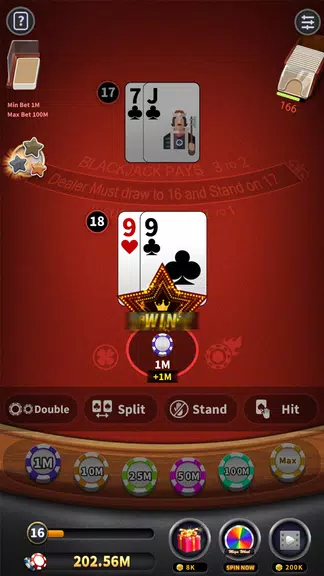 Blackjack 21 offline games  Screenshot 3