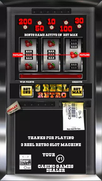 3 Reel Retro Slot Machine  Screenshot 4