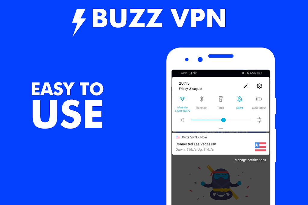 VPN Free Buzz - Fast VPN Proxy with No Ads  Screenshot 1