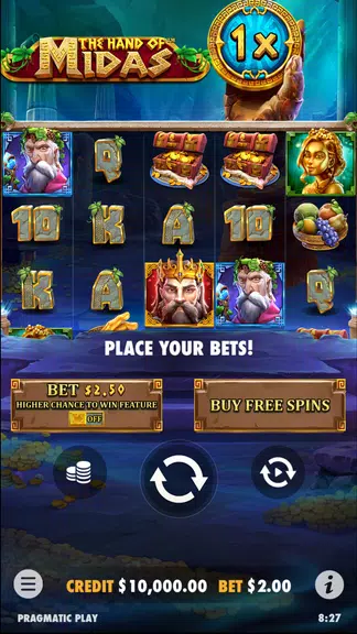 The Hand of Midas Slot Casino  Screenshot 2